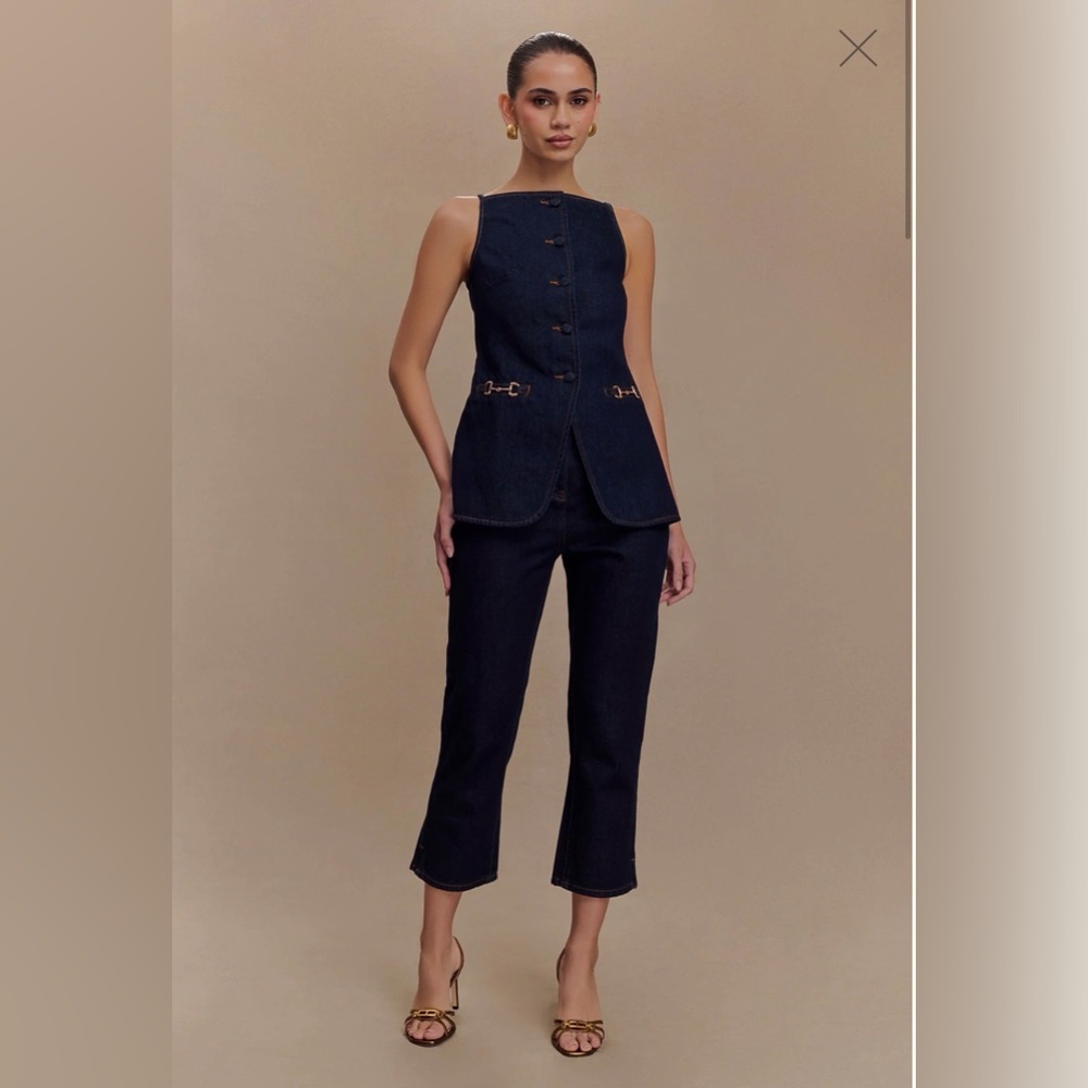 Meshki Hudson Denim Capri Pants